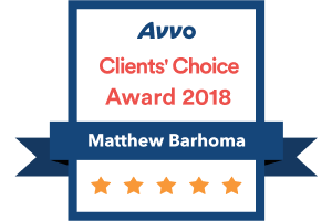 Power Trial Lawyers - Avvo Clients Choice Awards 2018 Badge